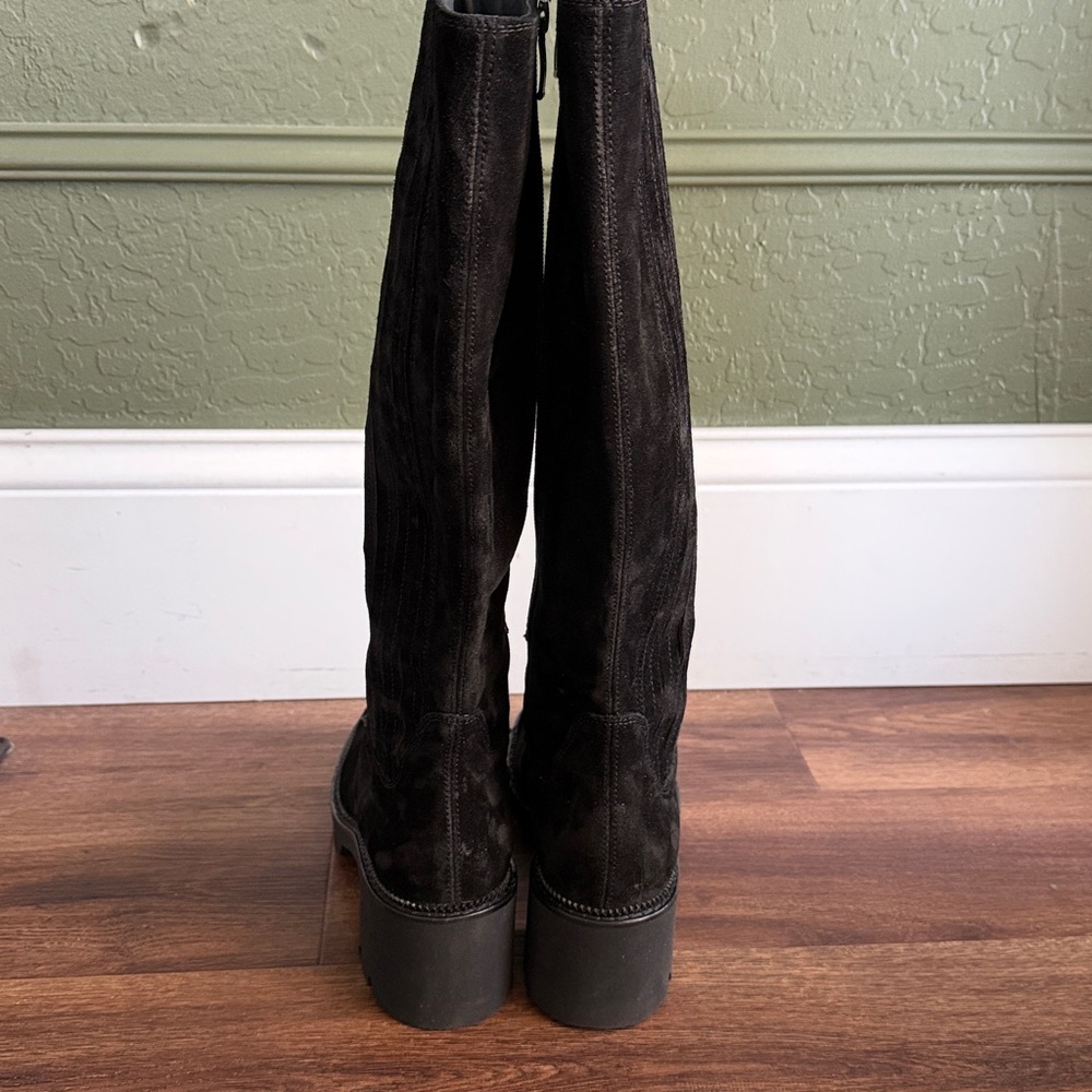 New Paul Green Candice Suede Knee High Boots - Picture 5 of 7